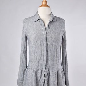 Anthropologie Sundays in Brooklyn Wiley Striped Tunic Blouse
